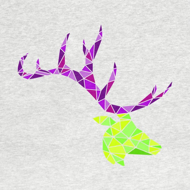 Geometric stag by Wild Geometric